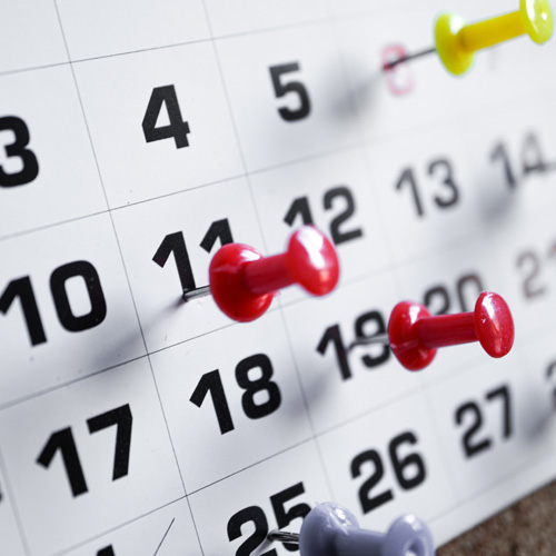 Calendrier des examens pour l'année universitaire 2025-2026